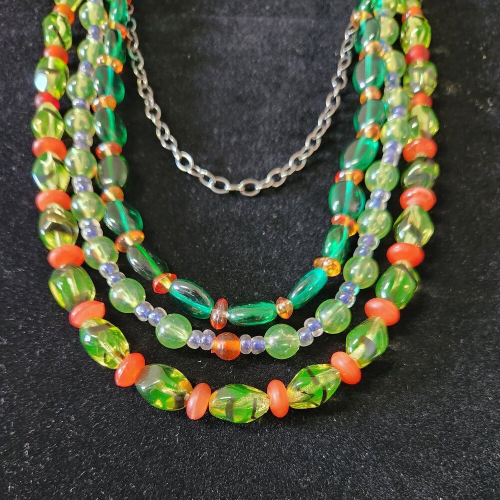 Bold Quad-Strand Necklace